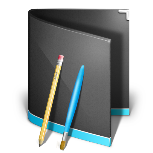 Applications Folder Black Icon 512x512 png